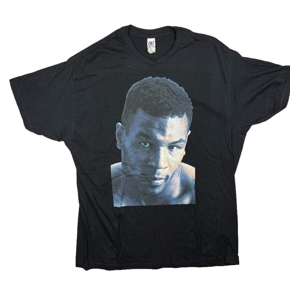Vintage y2k Mike Tyson Boxing Hall of Fame T-Shirt‎ Black Size XL 2000s
